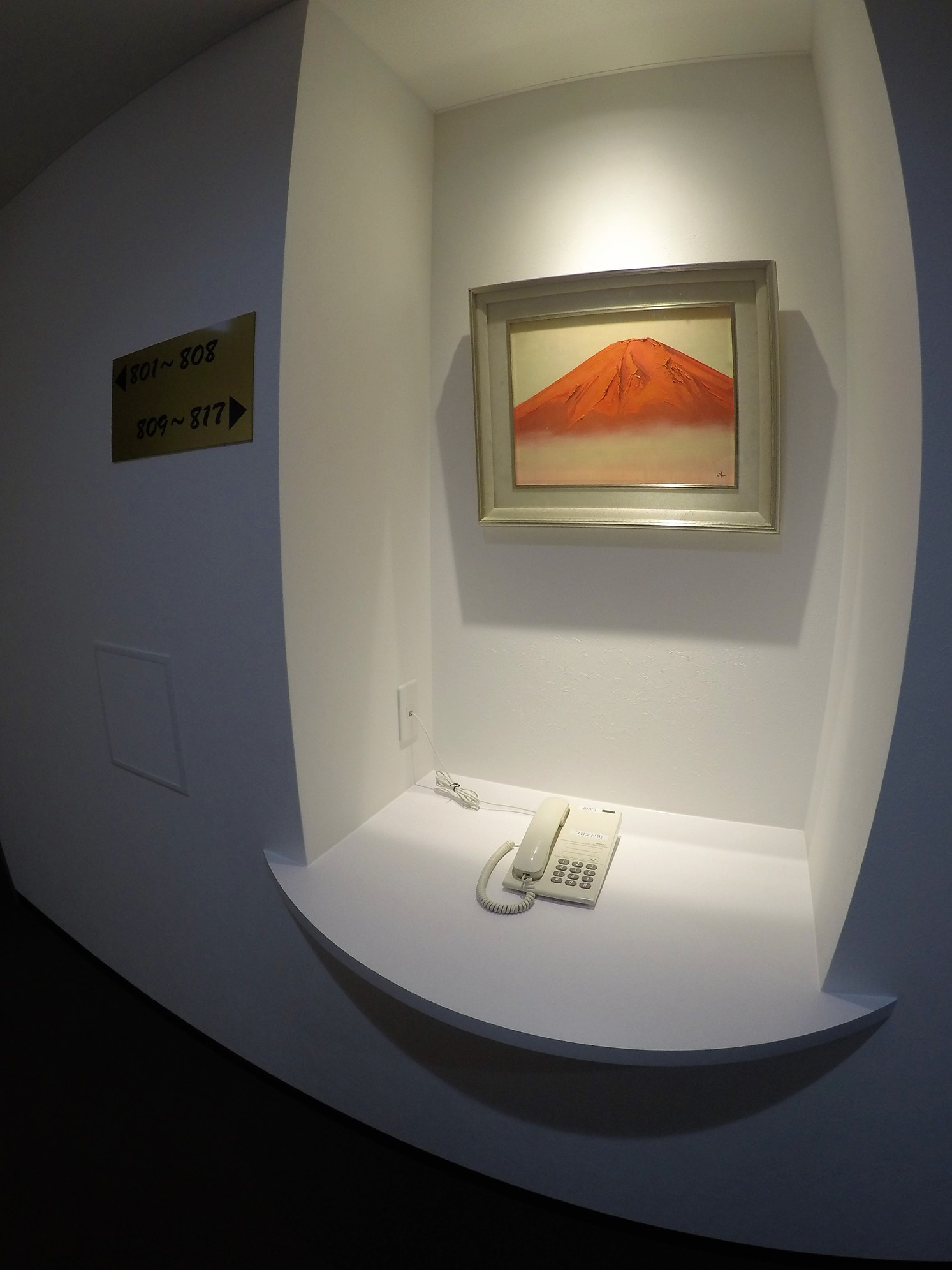 各階に絵画が飾っております。