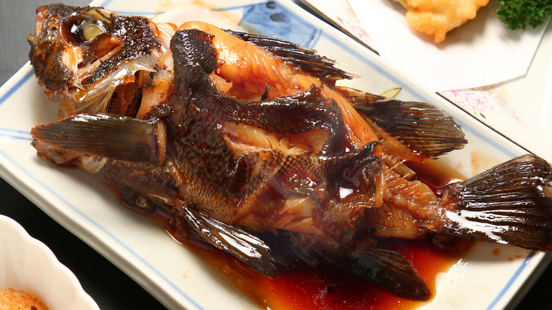 【夕食の一例】メバル煮魚
