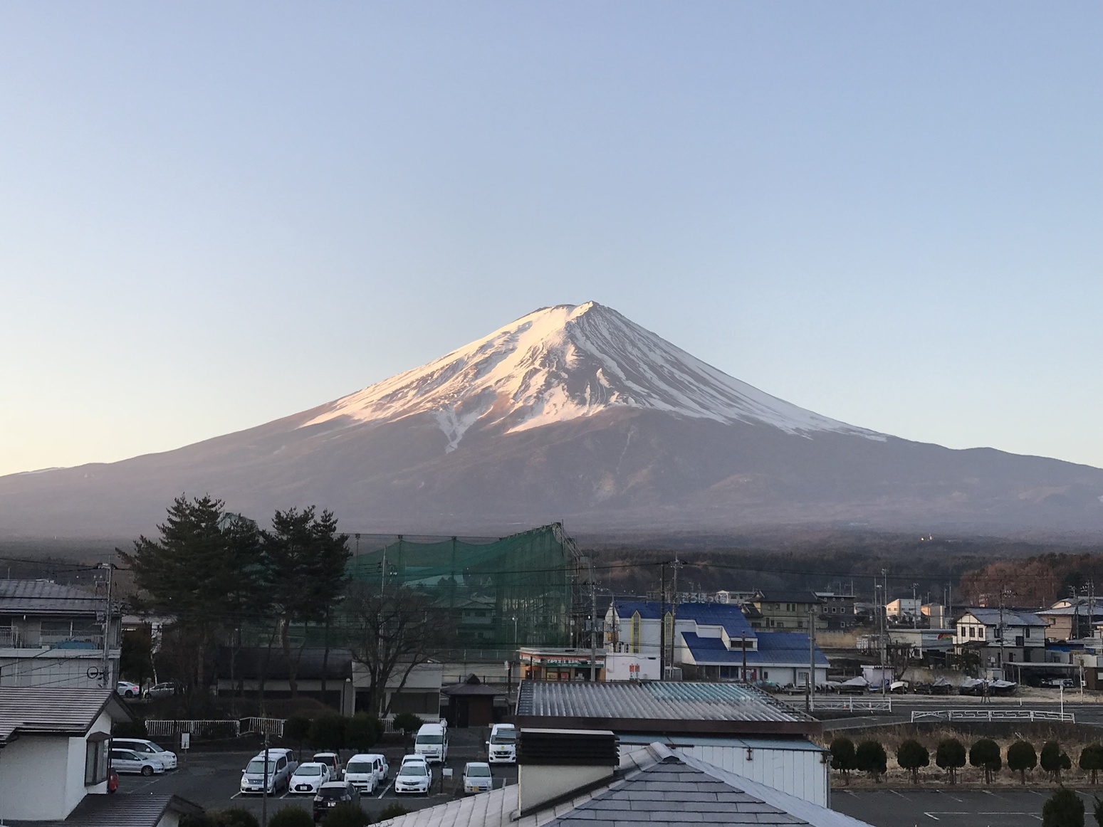 冬の富士山