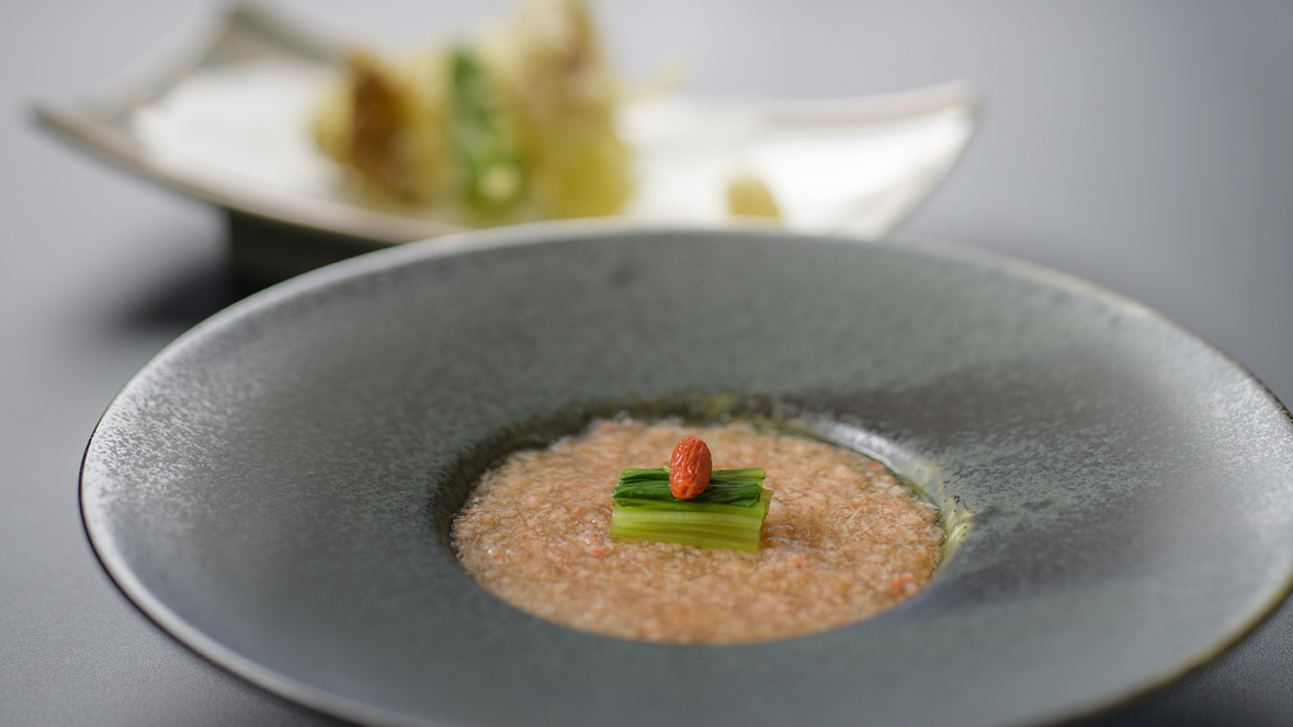 【グレードアップ会席】厳選食材を使った逸品を加えた会席信州プレミアム牛肉と信州の旬を堪能する