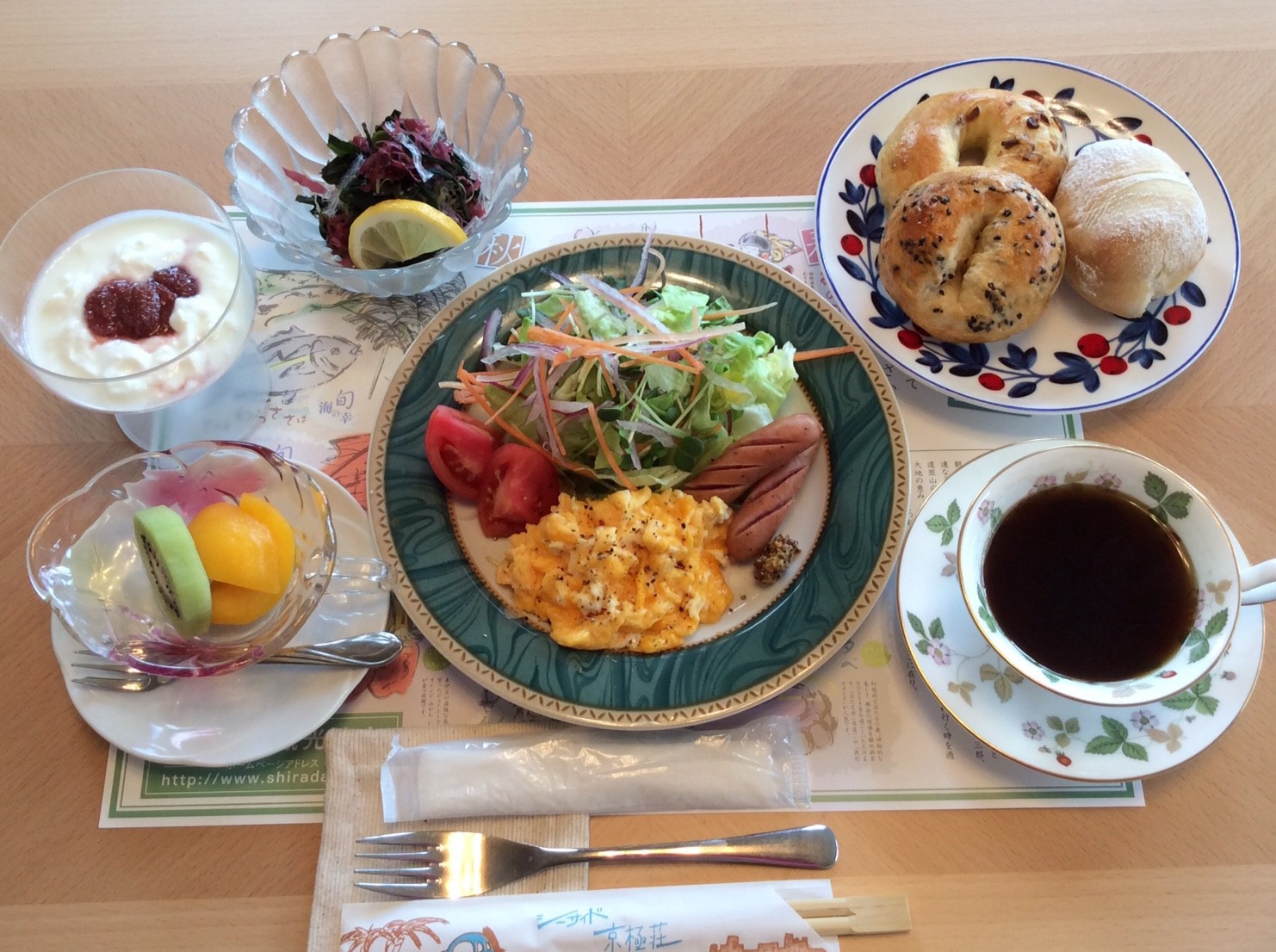 朝食メニュー洋食