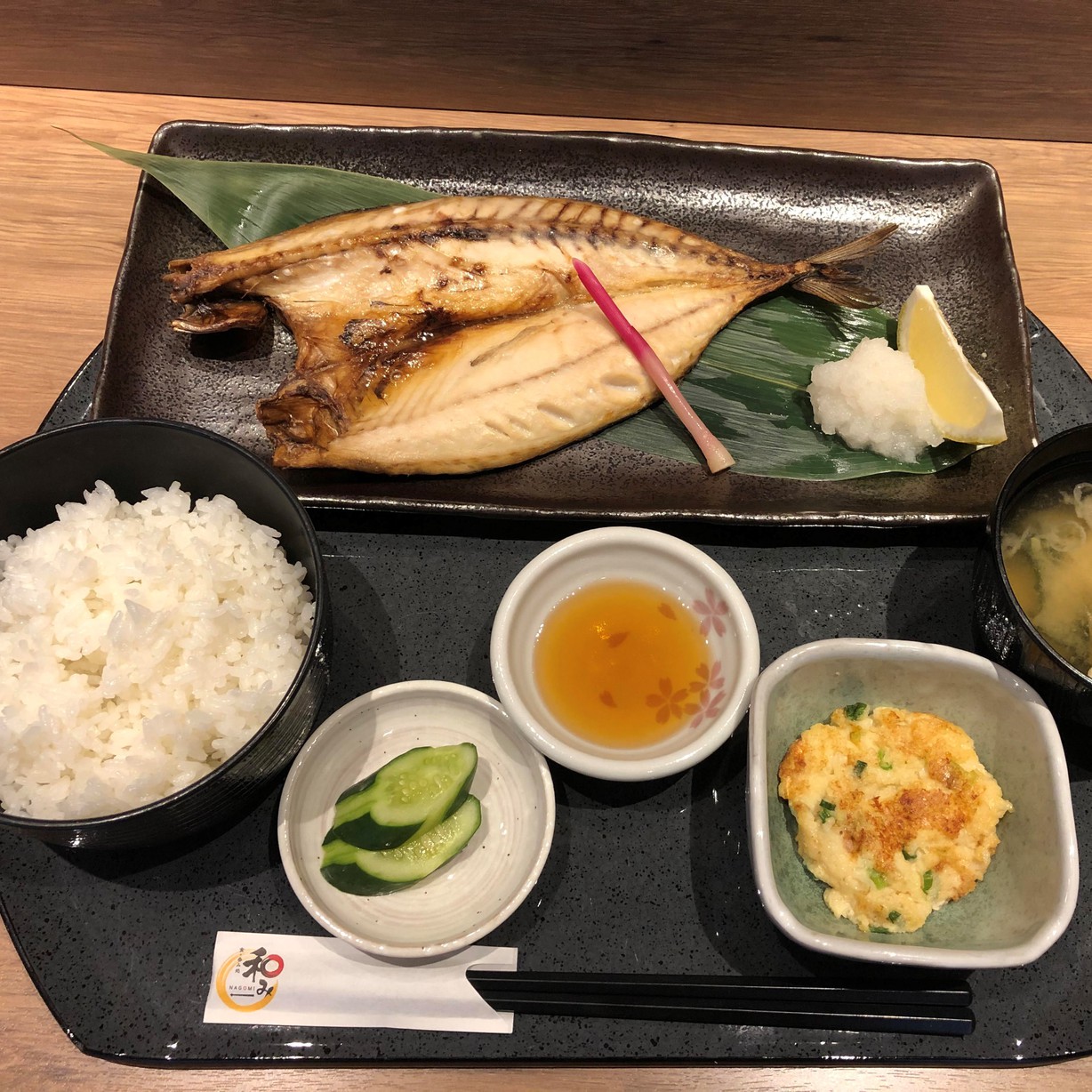 焼きサバ定食