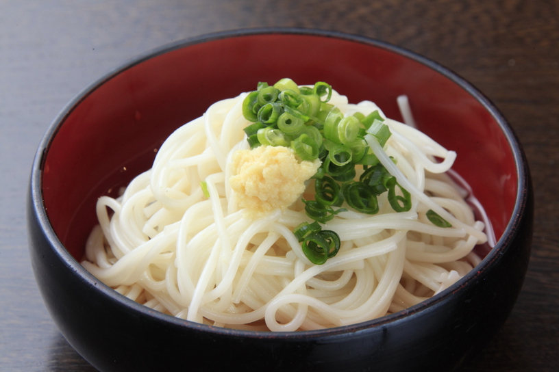 朝食バイキング宮城県のご当地食材！白石うーめん