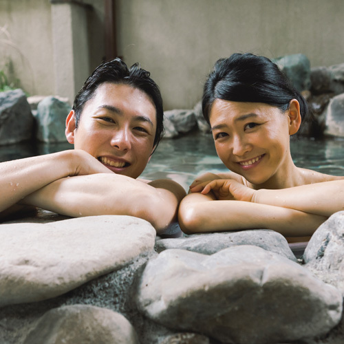 【温泉デート旅行】3種の貸切風呂無料♪ゆっくり美肌温泉を満喫。カップルに人気♪