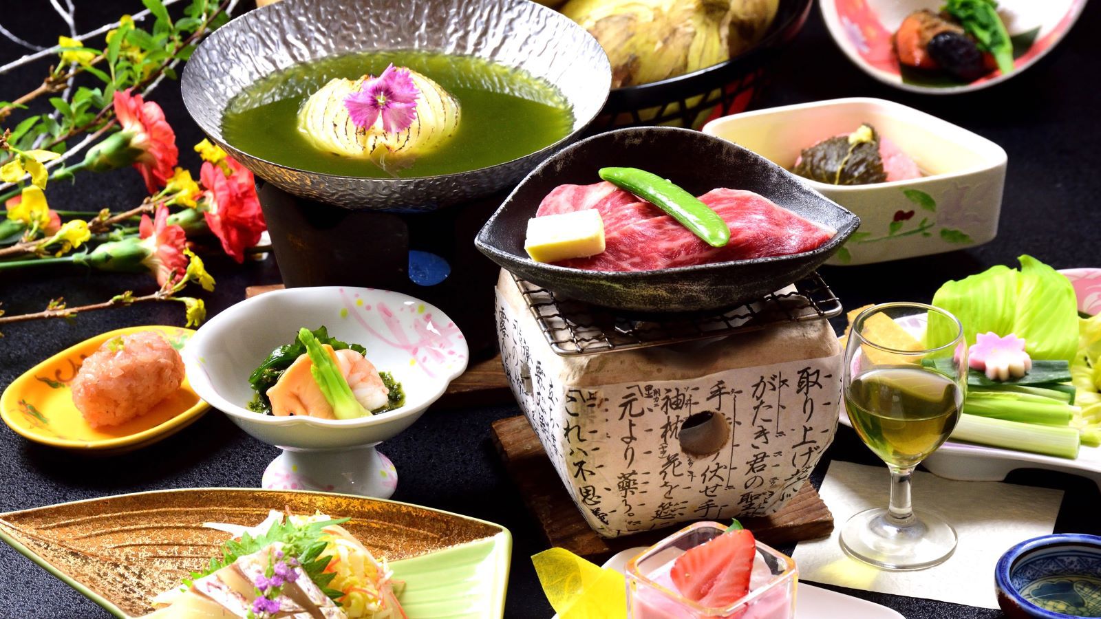 【料理】スタンダード会席イメージ（春から新緑）