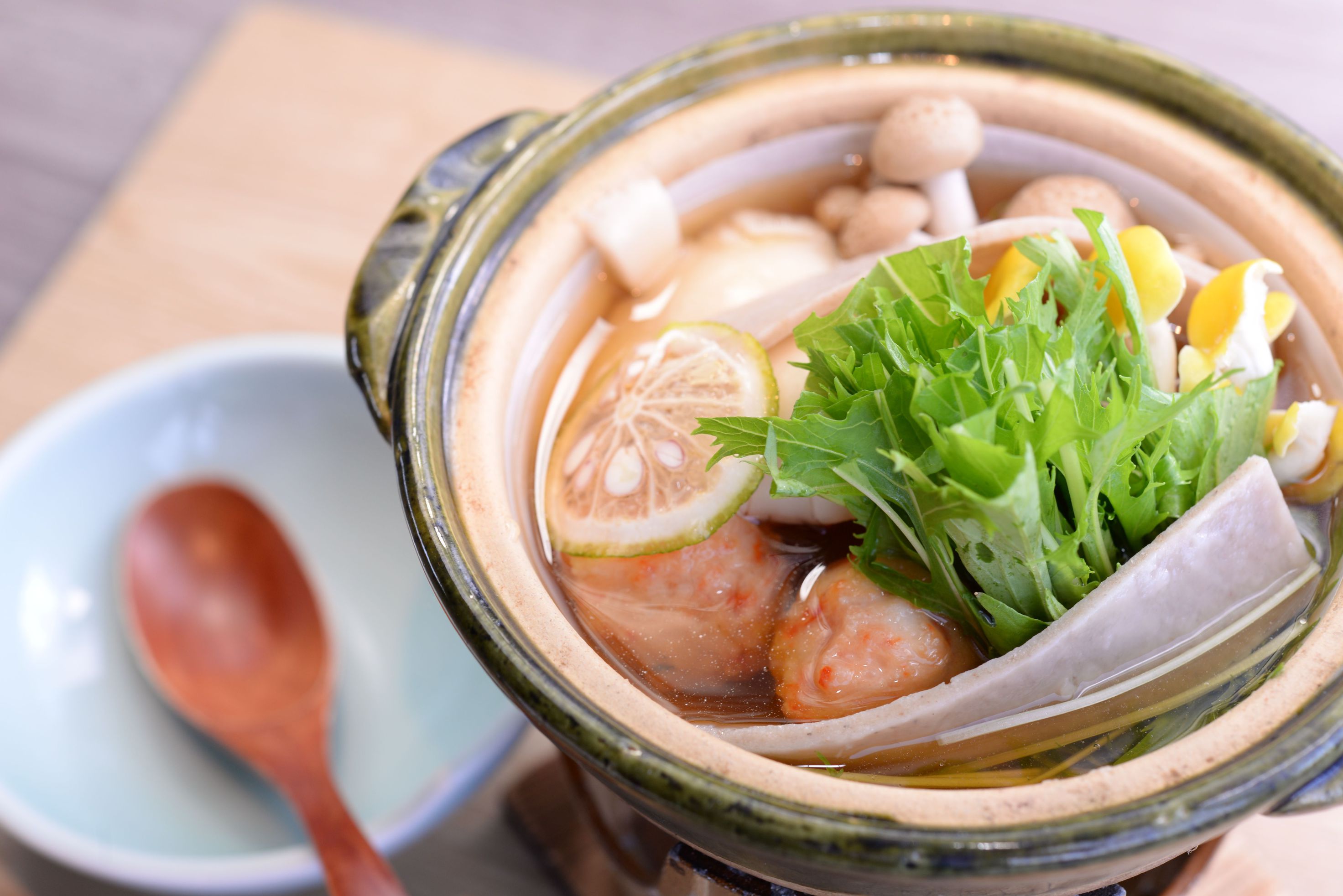 〜*海老のつみれと常陸秋蕎麦の木野子鍋*〜