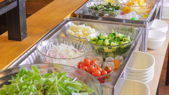 【バイキング一例（サラダ・フルーツ）】