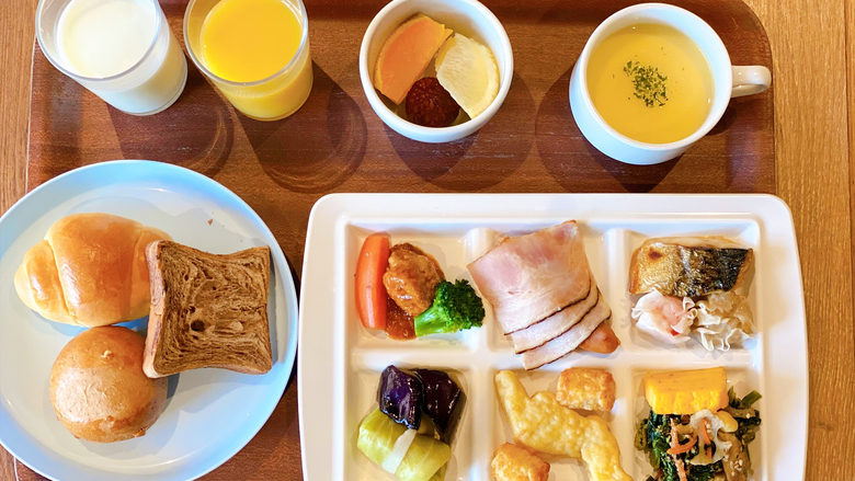 洋食中心の盛り付け例♪