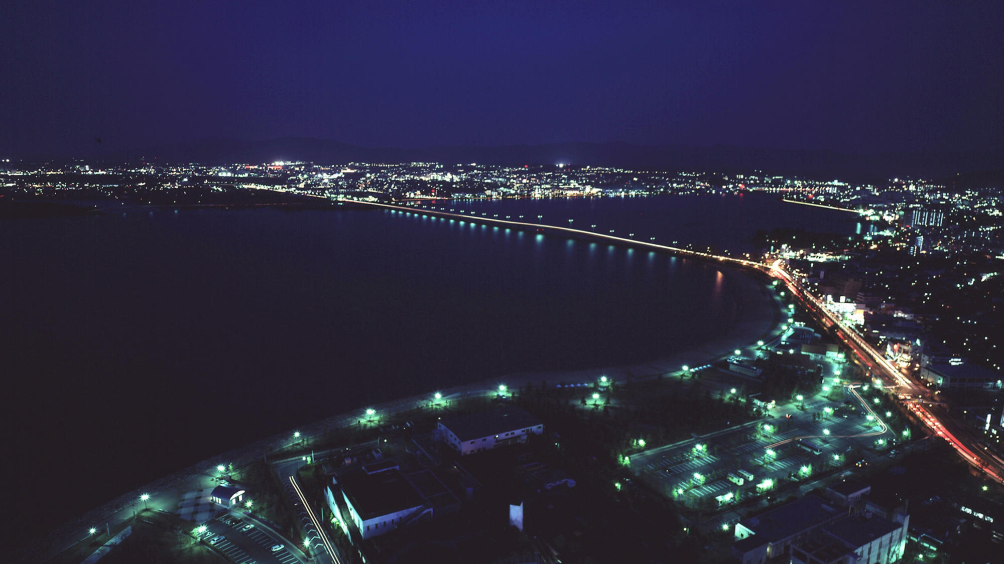 ホテルから見える夜景