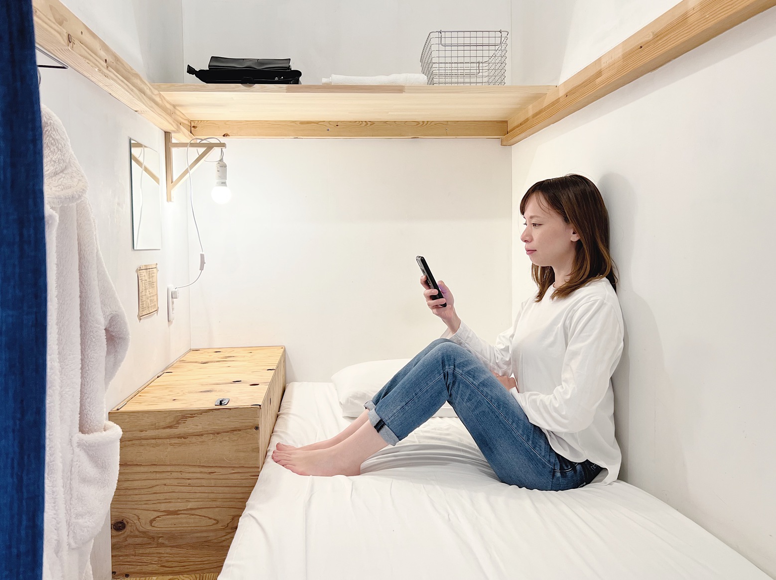 女性専用キャビン型ドミトリー