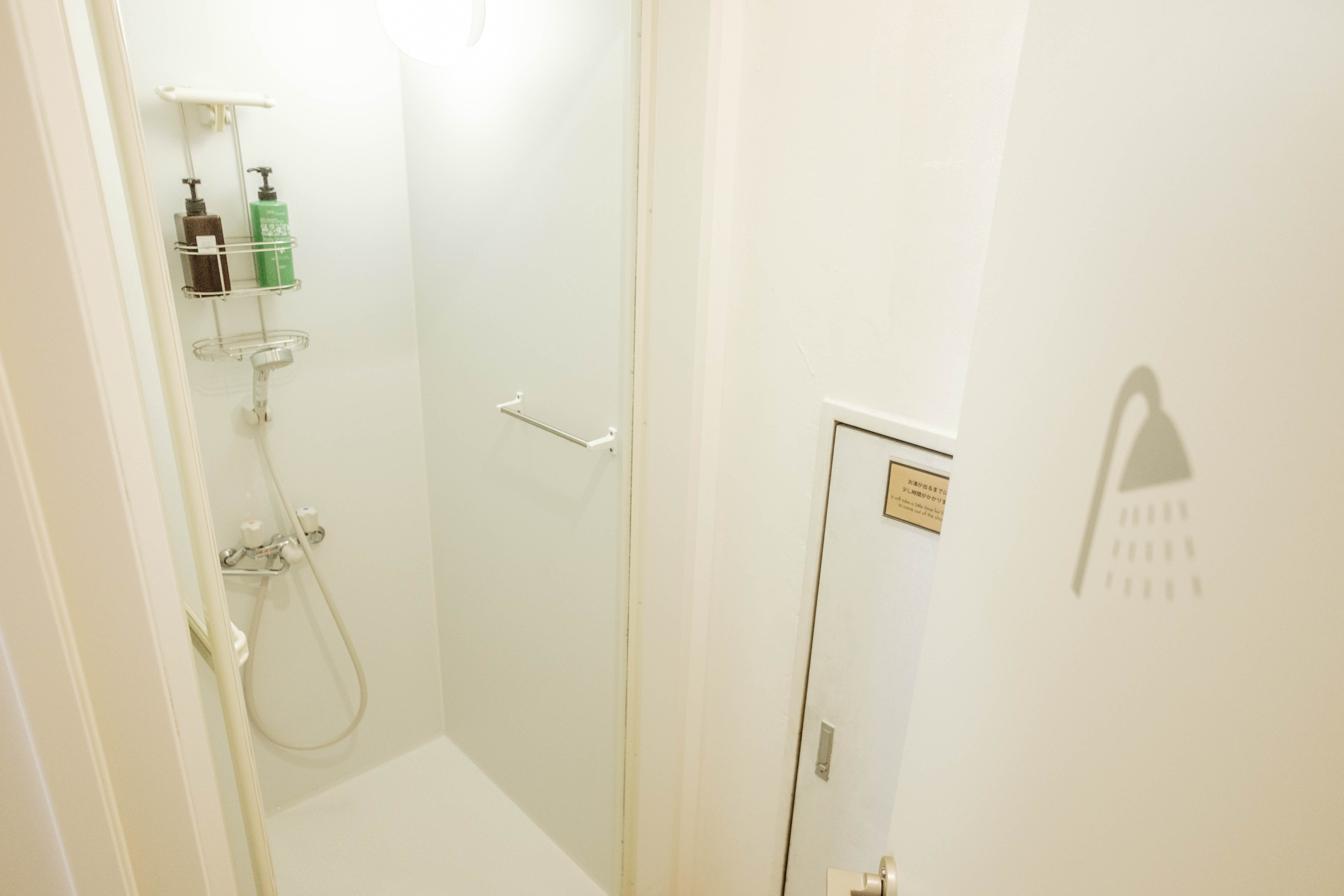 シャワーは24時間利用可能です。