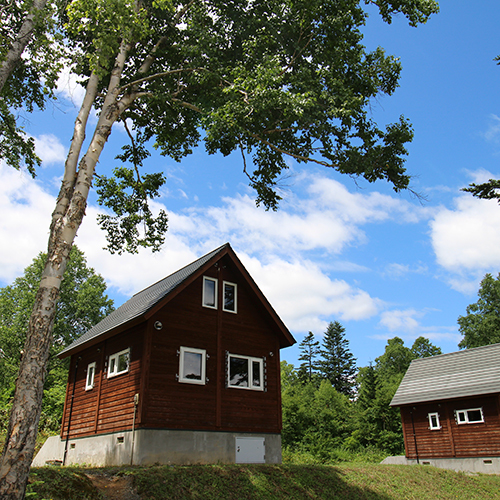 This photo about Syumarinai Kohan Camping Log Cabin shared on HyHotel.com