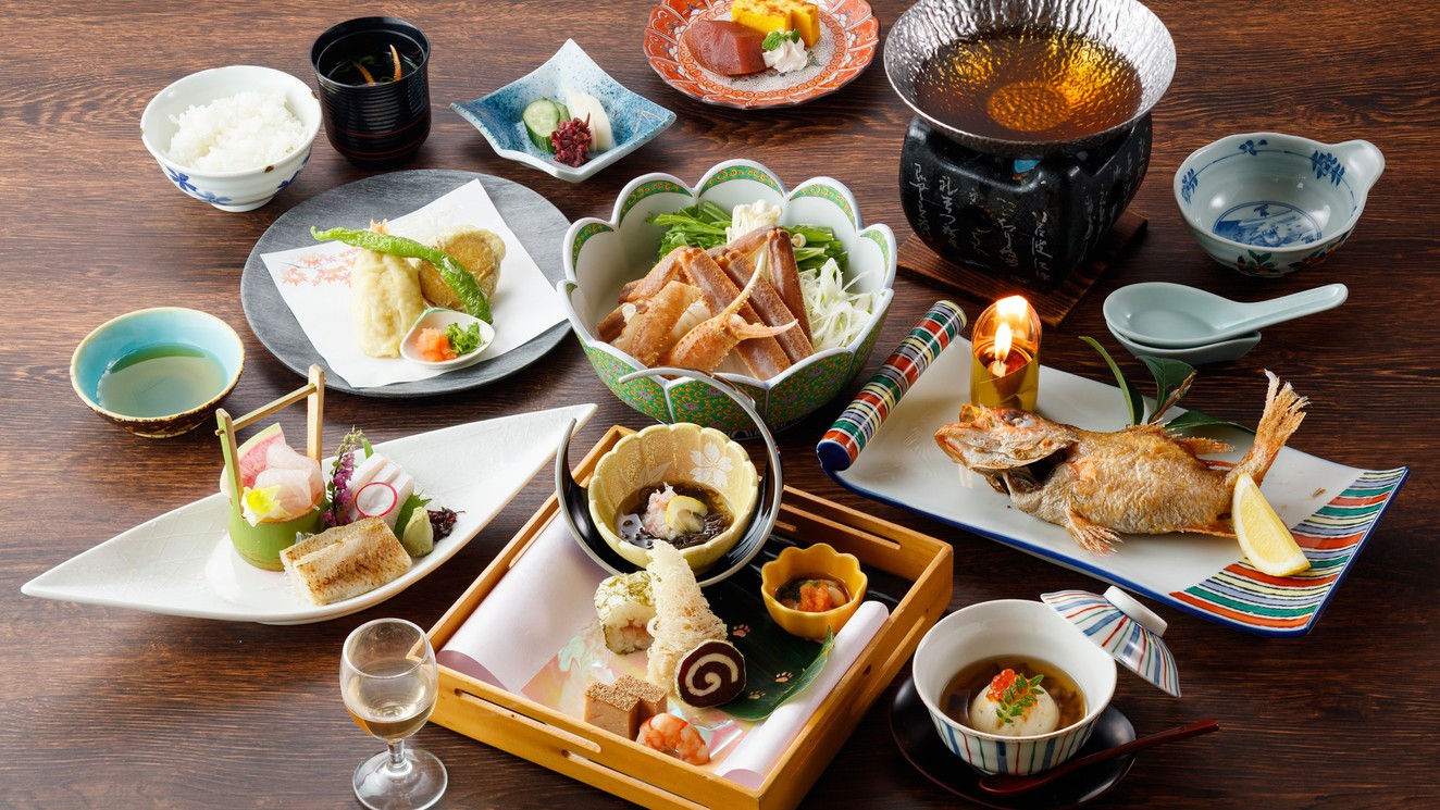 のどぐろ塩焼き付き会席イメージ