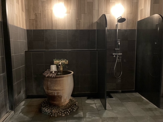 男性大浴場かけ湯