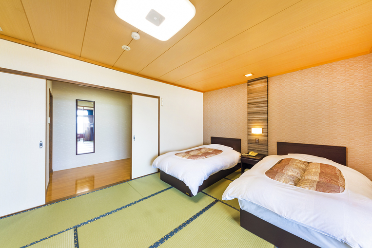 和室(畳にツインベッド)（海側限定）