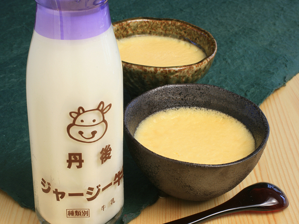 自家製ジャージー牛乳プリン