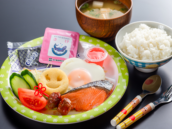 幼児様の夏の朝食イメージ