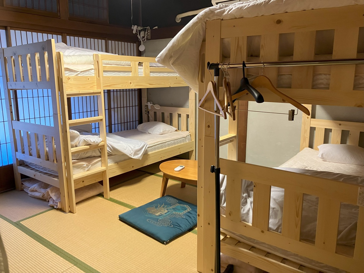 ・２階客室A2段ベッドのある客室