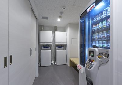無料のランドリーコーナー