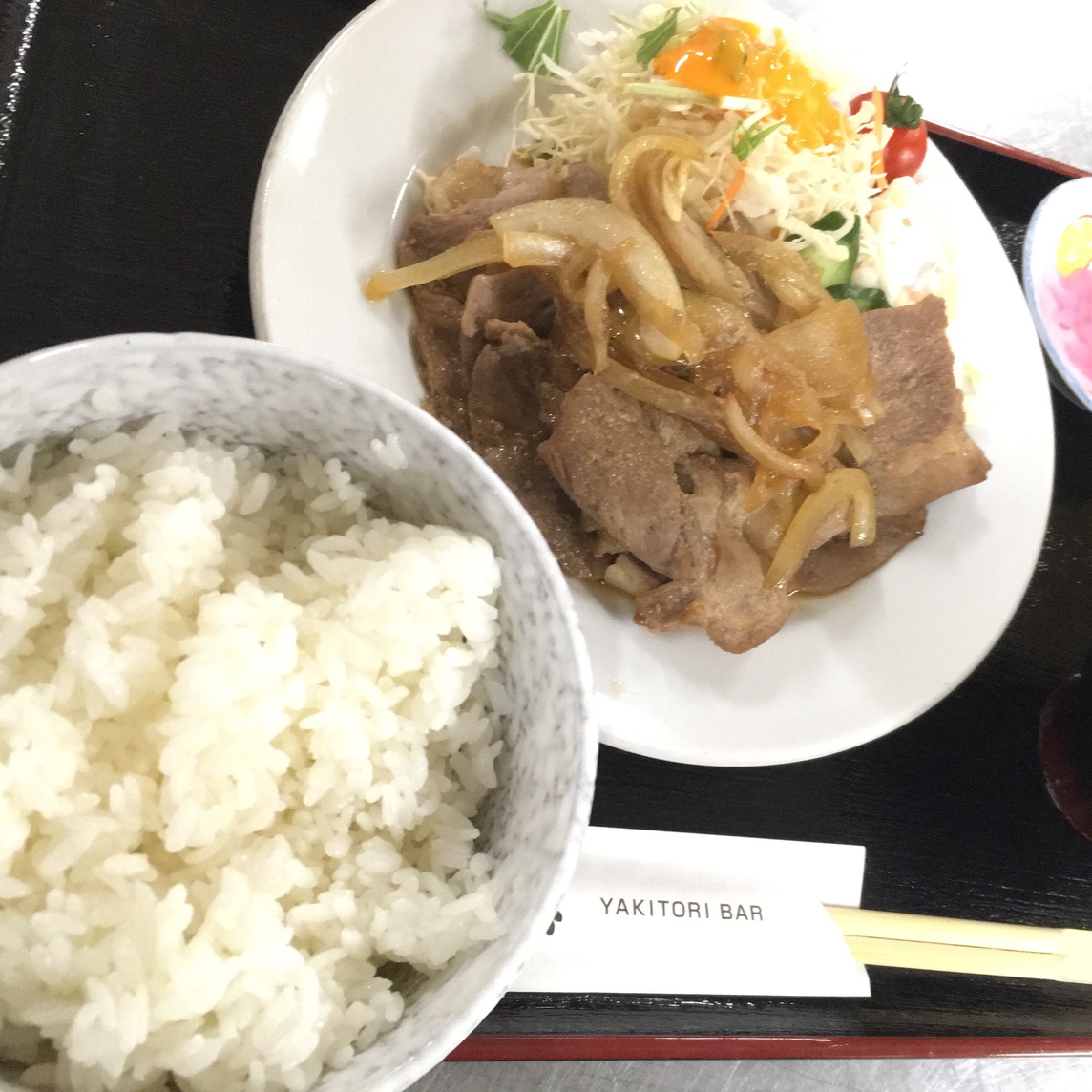 生姜焼き炒め定食