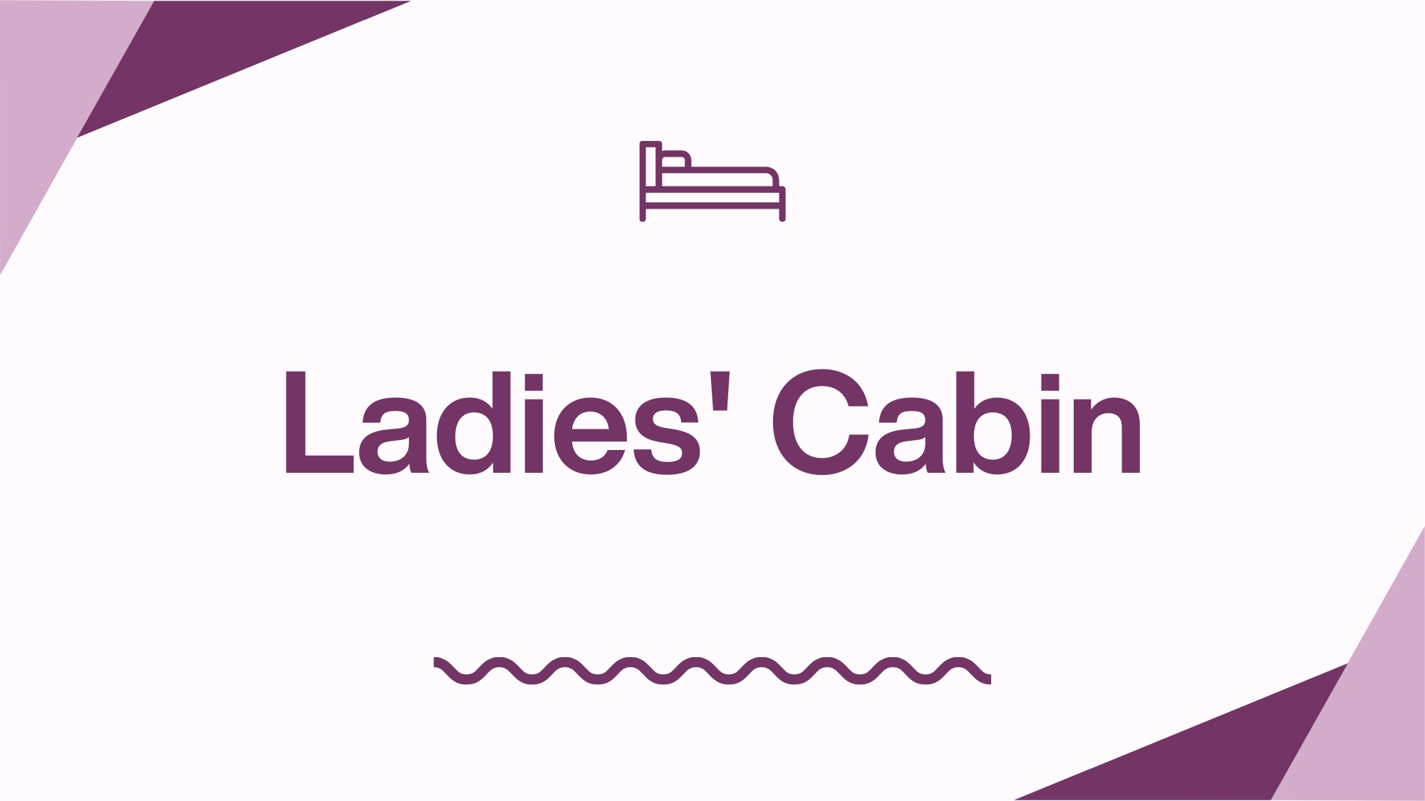 【禁煙】レディースキャビンルーム