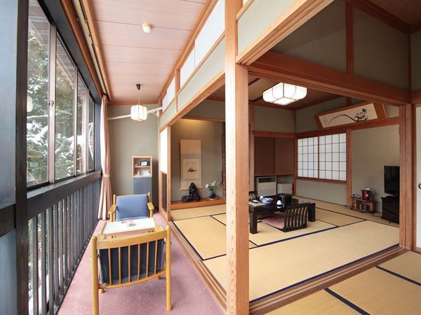 せせらぎ館客室「奥川」間取り