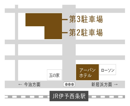 第二駐車場の地図