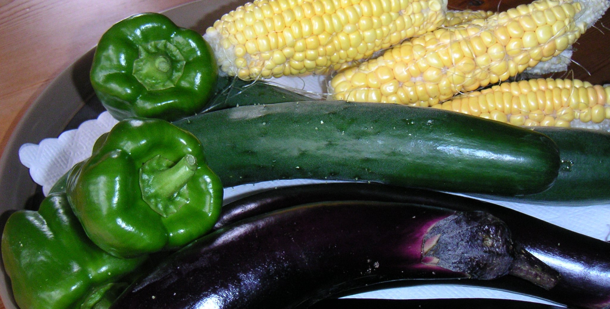 食、採れたて夏野菜