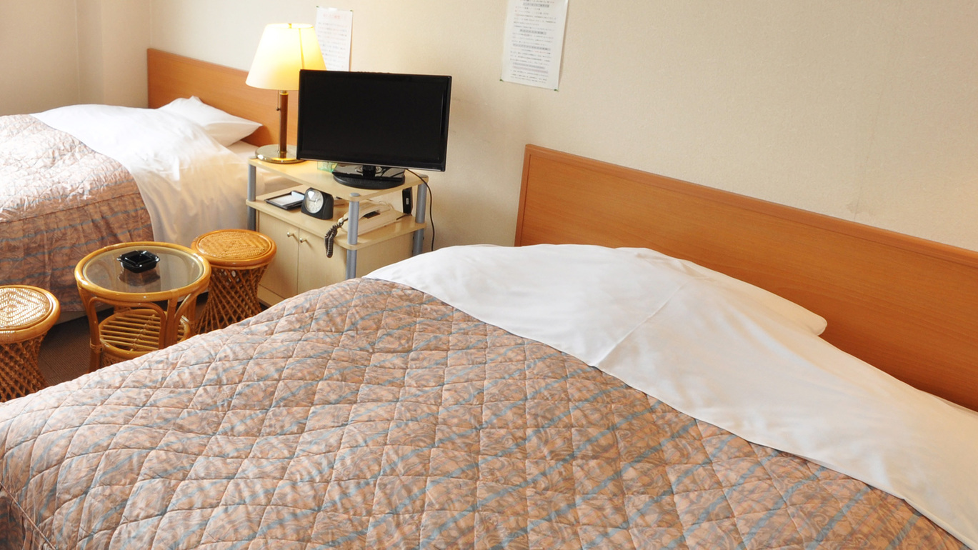 【ツインルーム】カップルやご夫婦におすすめのお部屋です