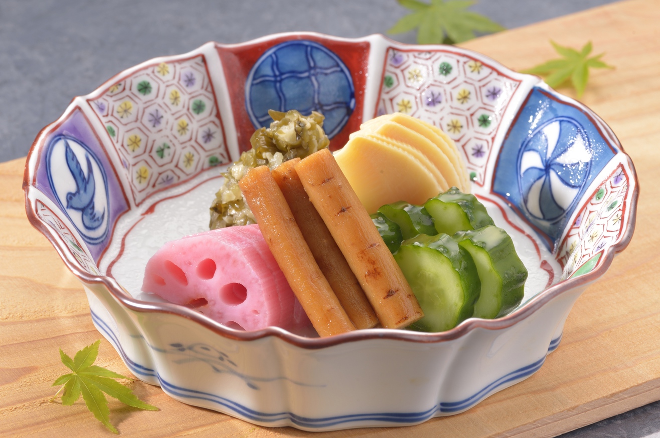 京都の漬物盛り合わせ（イメージ）