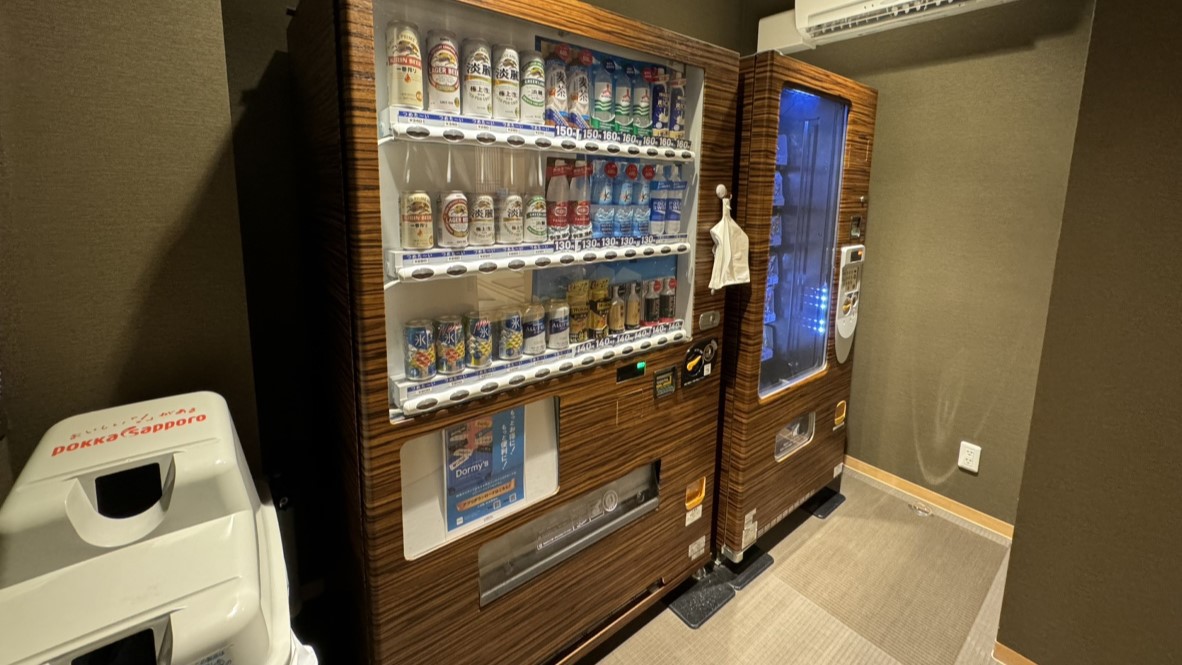 アルコール自動販売機<ホテル棟4F スパ棟2F>