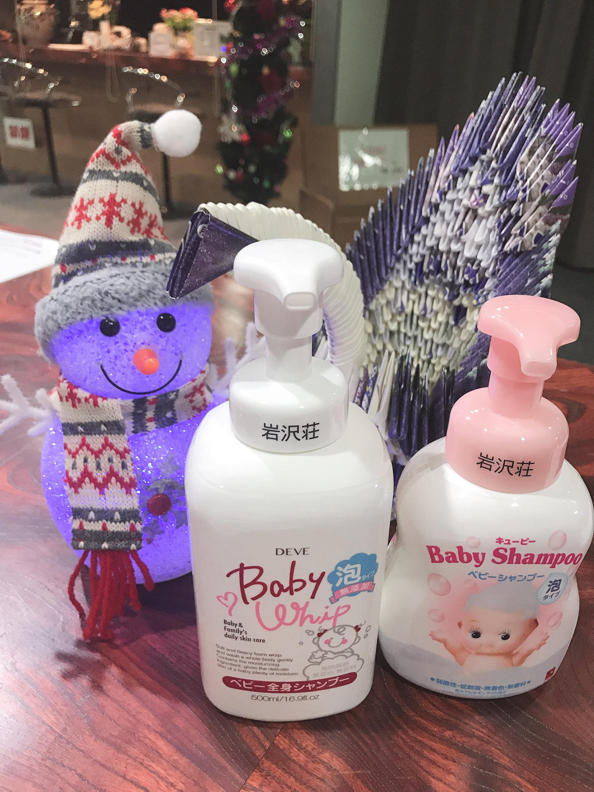 赤ちゃん用ベビーシャンプー&ボディーソープ貸し出しております。
