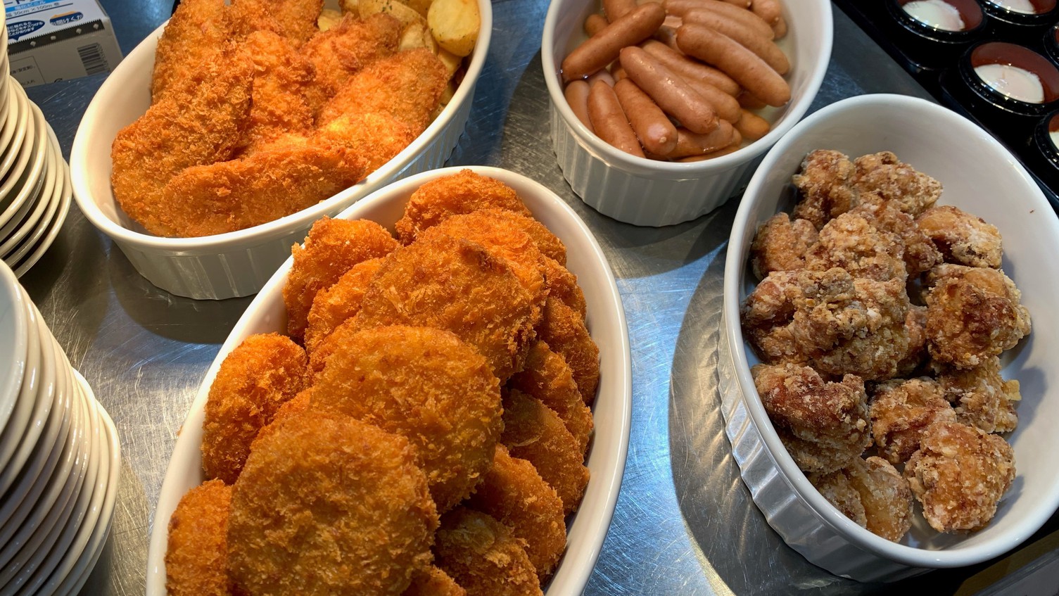 【朝食】揚げ物(から揚げ、ポテト等)(イメージ)