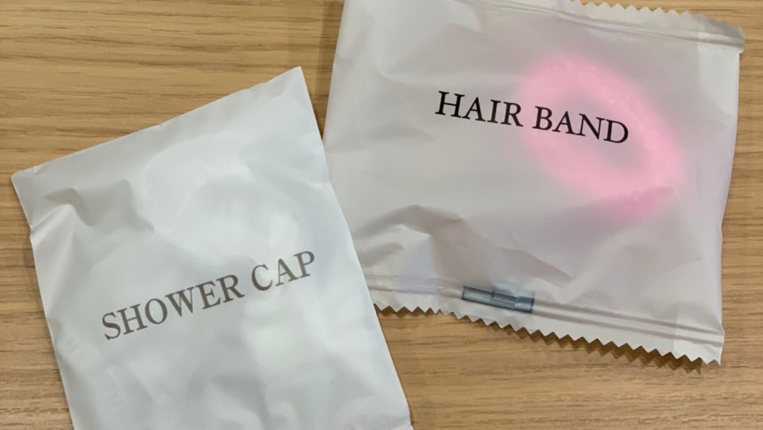 【女性】ヘアゴム・シャワーキャップ