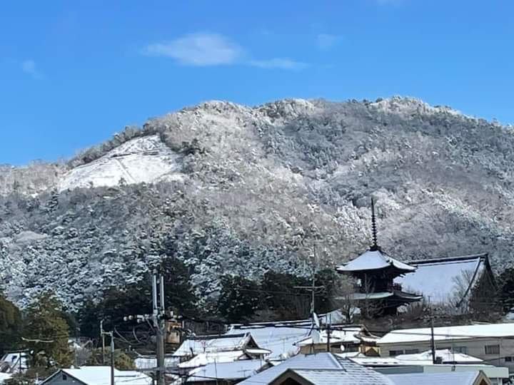 大文字山・真如堂雪景色遠景