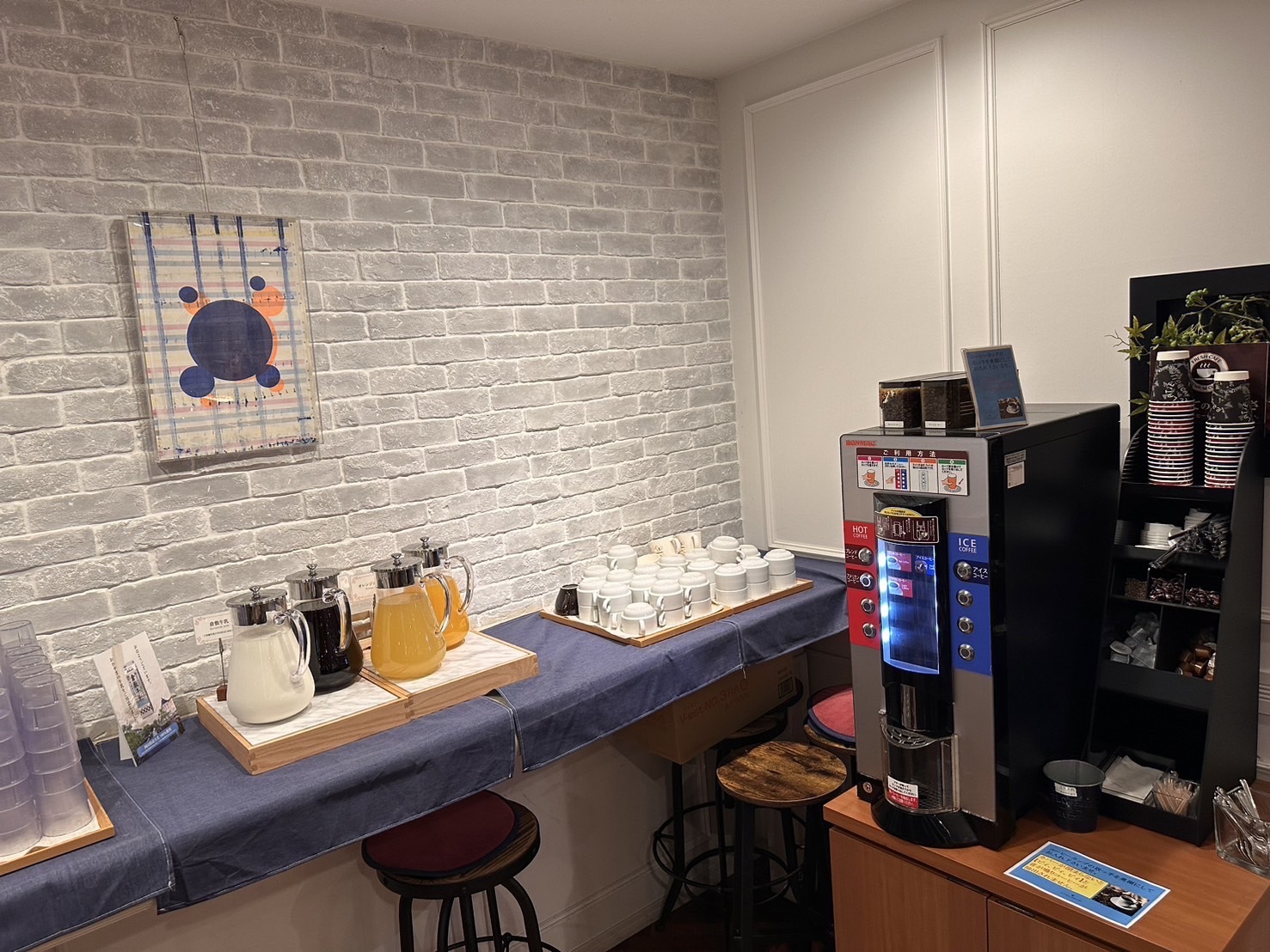 朝食：ドリンクコーナー1