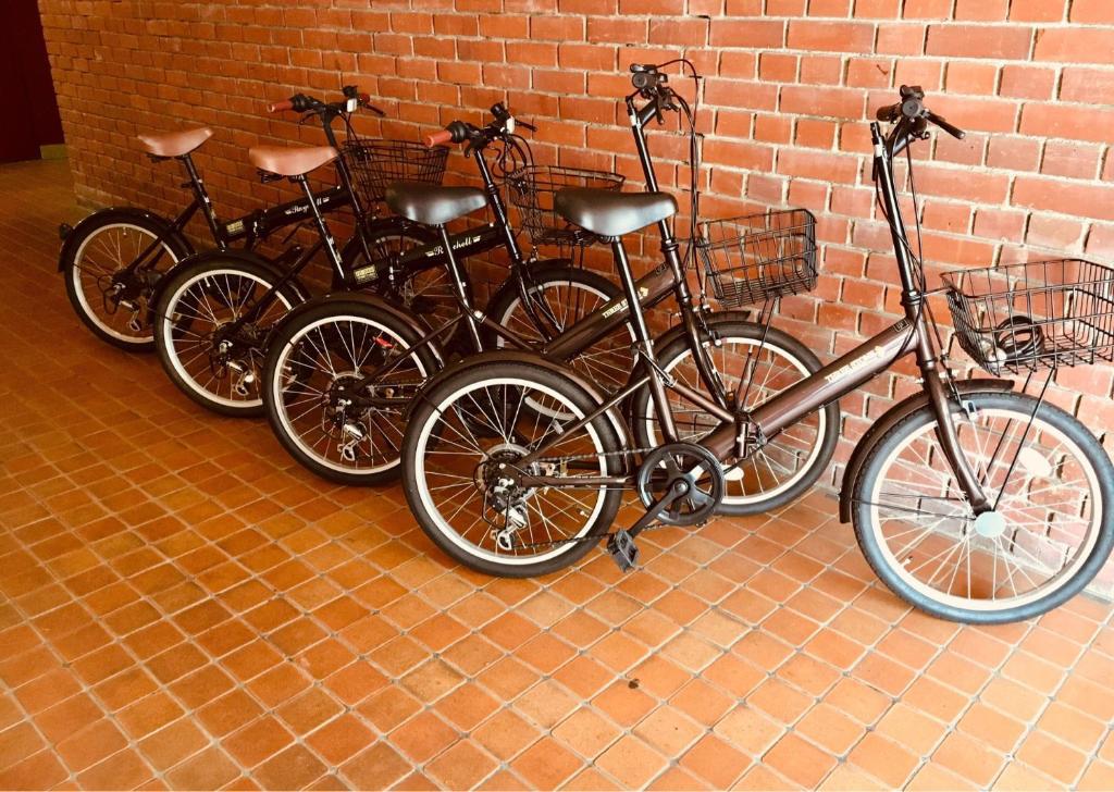 自転車×;４台無料レンタル