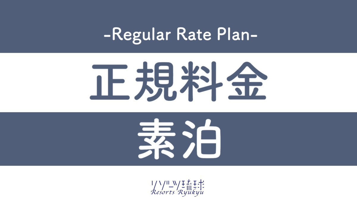 【正規料金】正規料金プラン【2名〜】（素泊）