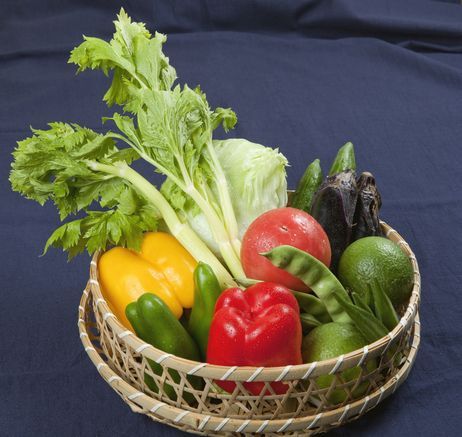 地産地消をモットーに、地元熊本の野菜や魚、また南阿蘇契約農家直送のお米も自慢です。