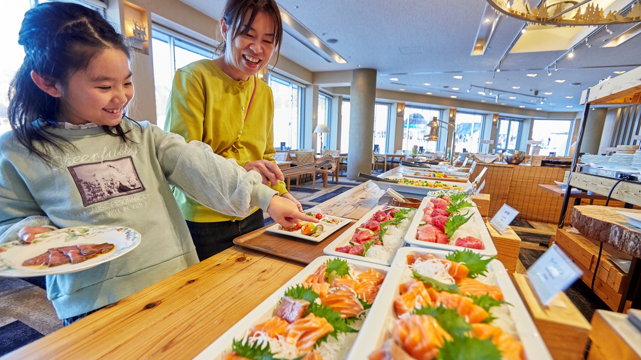 好きなものを好きなだけ！ちょっとずつ色々なお料理を食べれるのが嬉しいブッフェスタイル