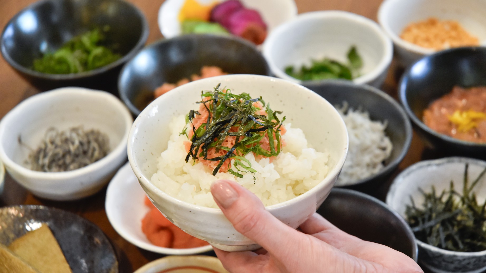 朝食（お茶漬け）③