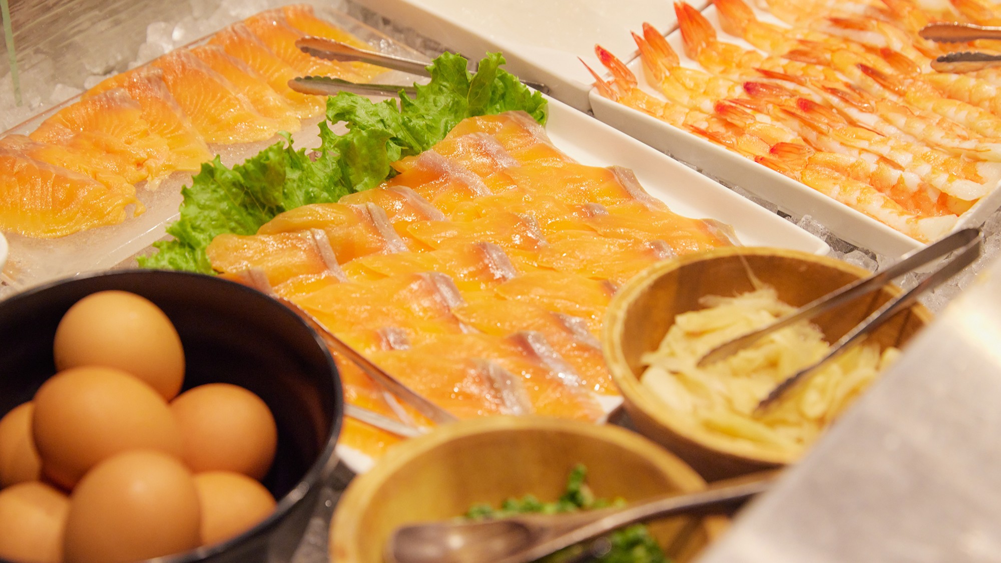 【朝食バイキング】食べたりない時はおかわりもどうぞ。