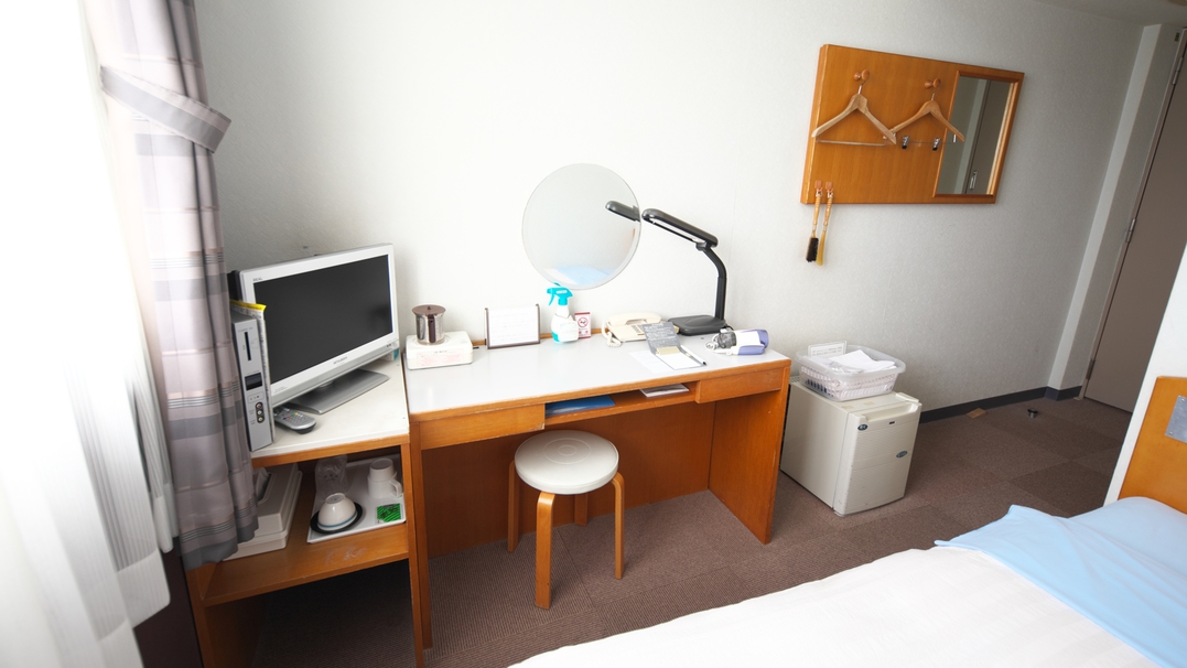 【シングル】客室数は全73室。そのうち65室がシングルルームです。