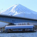 河口湖と富士山