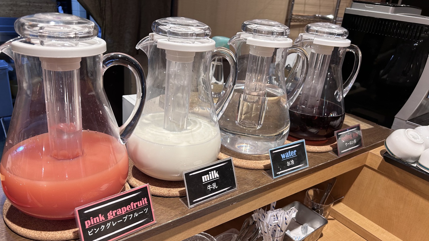 ドリンクコーナー各種