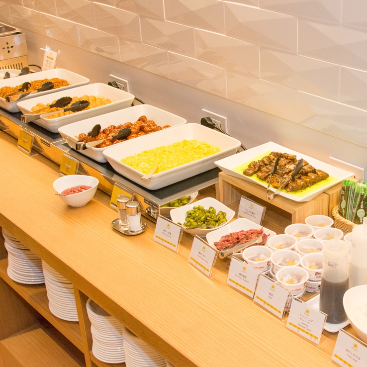 【朝食】営業時間6:30〜9:00 和洋ビュッフェ