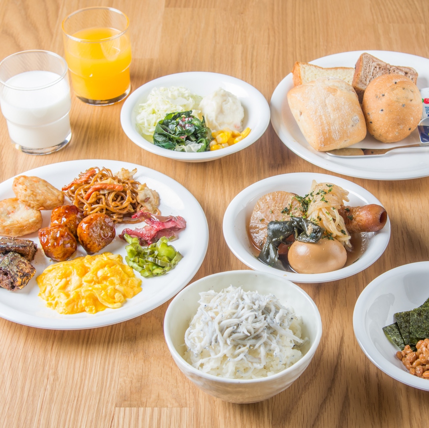 【朝食】営業時間6:30〜9:00 和洋ビュッフェ