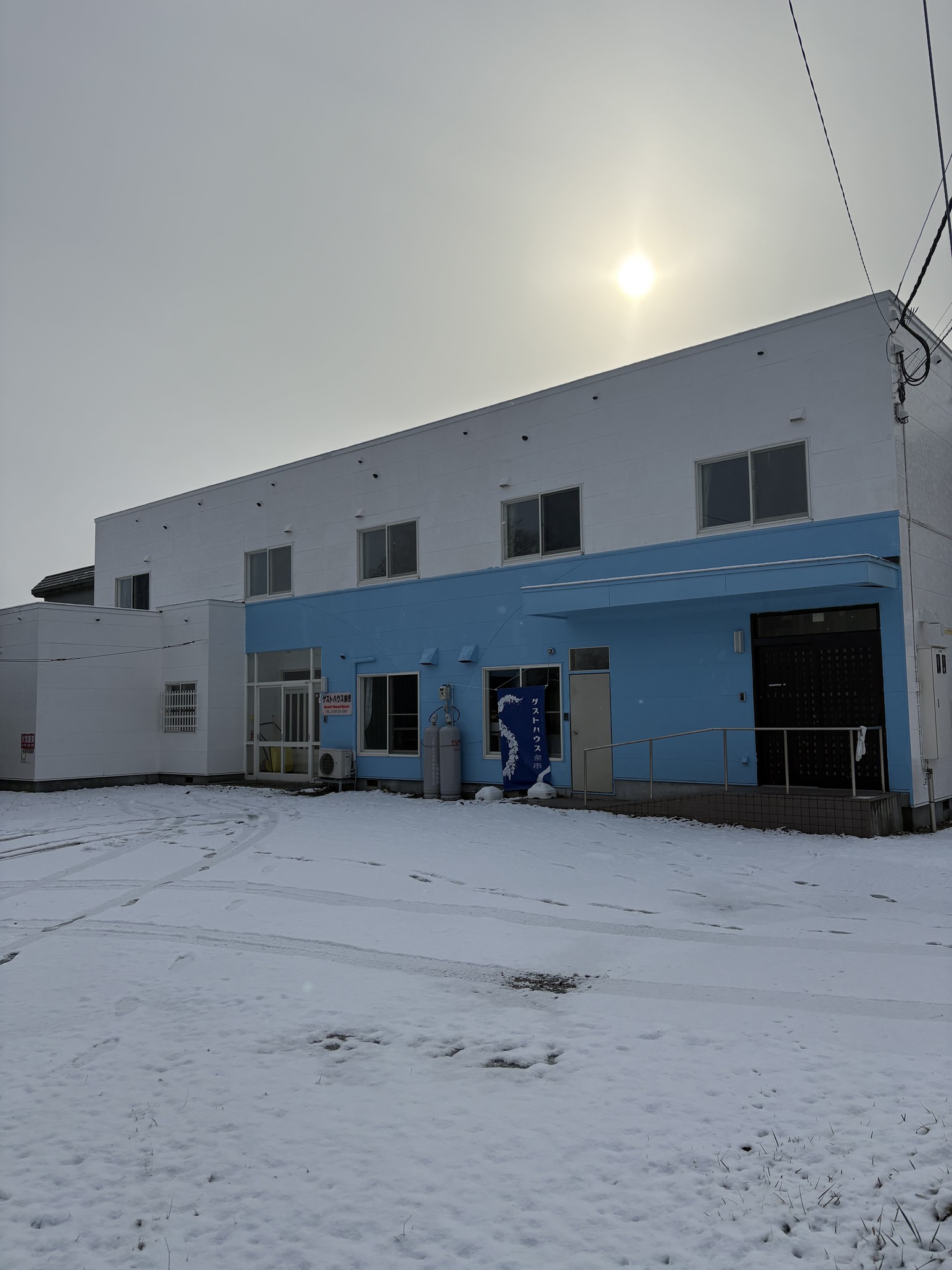 ゲストハウス余市の外観です。