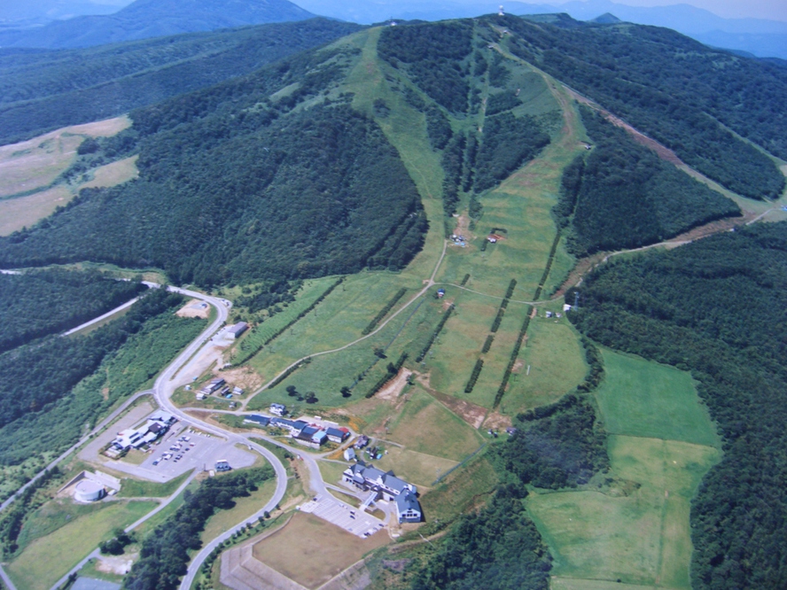 奥中山高原上空からの写真