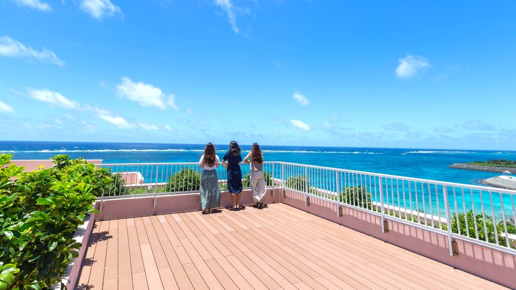 【コーラルオーシャン】女子会・グループ旅行におすすめ（※テラスからの眺望イメージ）